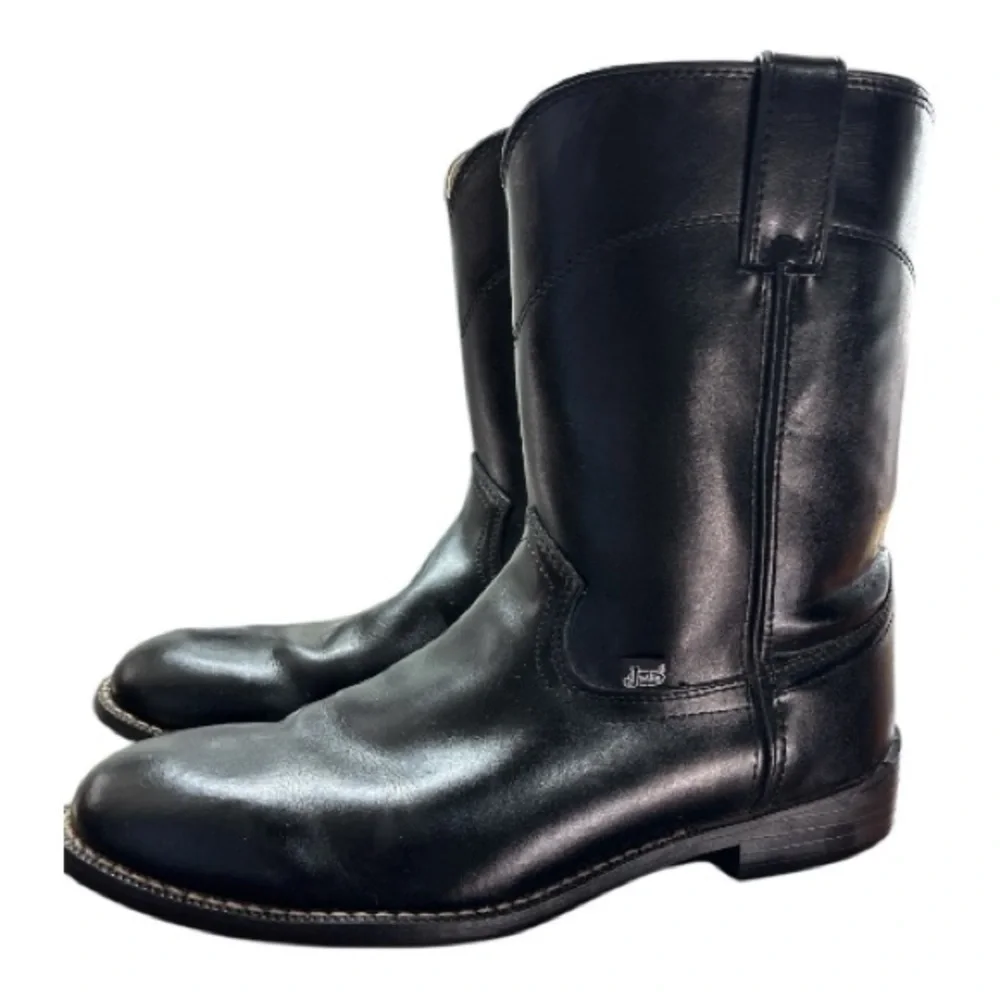 Justin Men's J-Flex Black Boots 11.5  Excellent Condition
